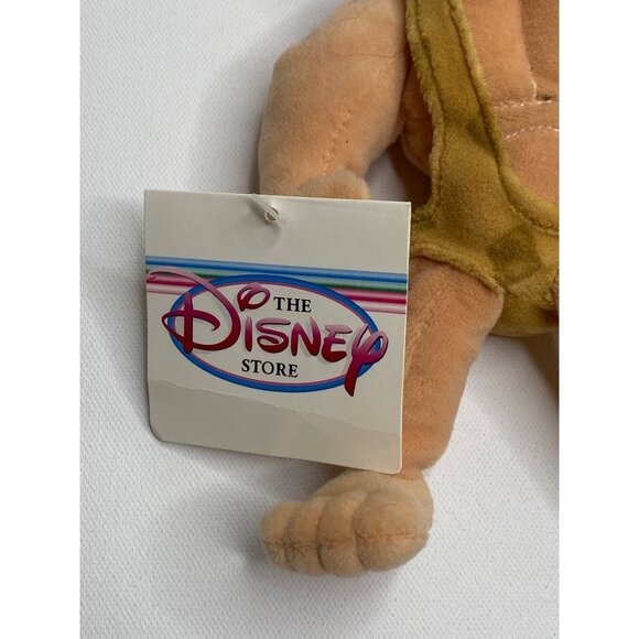 Disney Store Mini Bean Bag George Of The Jungle Plush 8" With Tag - Picture 5 of 6